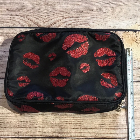 Sephora Makeup Bag Set Glitter Lip Print - Picture 7 of 8